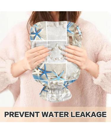 Buy Naanle Summer Shells 2L Transparent Hot Water Bottle | Large Heat & Cold Therapy for Pain Relief | Bed & Foot Warmer - Buy Online on GoSupps.com