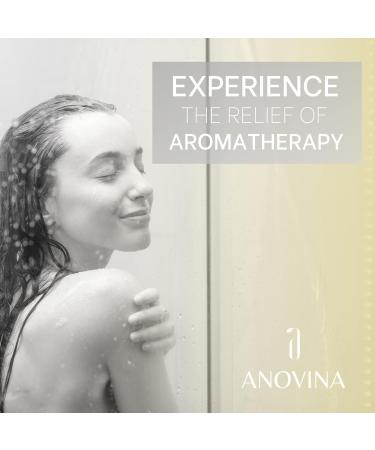 Anovina Shower Steamers 6 Pack - Jasmine & Fresh Cut Rose - Made in USA - Relaxing Spa Gift Box for Women - Buy Online on GoSupps.com