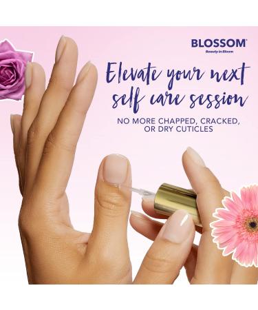 Blossom Hydrating Cuticle Oil with Real Flowers - Grape Scented, 0.42 fl. oz (Pack of 1), Made in USA - Buy Online on GoSupps.com