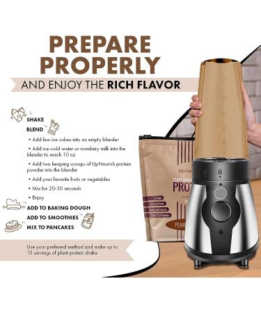 Vegan Meal Replacement Shake: Peanut Butter Superfood Plant Based Protein Powder with Greens, Fruits, Vitamins, Probiotics - 15 Servings | Low Carb Keto, Sugar, Lactose, Gluten, Dairy Free - Buy Online on GoSupps.com