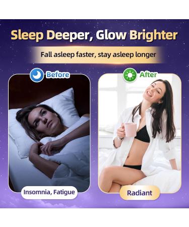 GPGP GreenPeople Melatonin 5mg Extra Strength | Adult Extra Strength Supplement Sleep Aid with Ashwagandha Saffron L Theanine Valerian Root GABA-120 Sleeping Capsules - Buy Online on GoSupps.com