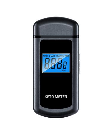 Ketone Breath Analyzer Rechargeable Ketone Breath Meter with 10 Mouthpiece for Ketogenic Diet Testing