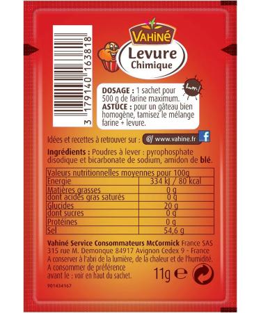 Baking powder Vahin 55g - Buy Online on GoSupps.com