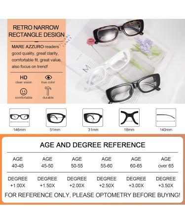 Stylish MARE AZZURO Reading Glasses for Women | Unique 2.00 Readers | International Shipping Available - Buy Online on GoSupps.com