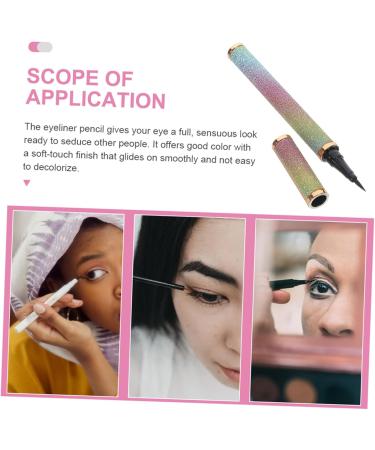 WOONEKY Liquid Eyeliner Matte Eyeliner White Makeup Girl Eye Makeup Eye Makeup Pencils Girl Eyeliner Skinned - Buy Online on GoSupps.com