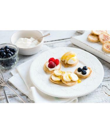 Lemarie P tissier American Style Panqueques Mini Pancakes - Pack of 50 | 25 Portions of 2 units x 40 g | Individually Wrapped | Famous Pancakes | Easy Snack & Share Pack | Sold by Essential Products