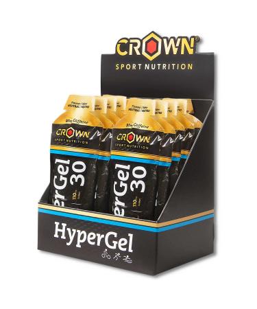 Crown Sport Nutrition Crown Sport Nutrition HyperGel 30 Hydro | Liquid energy gel with 30g of carbohydrates 1:0.8 ratio + 110mg of sodium | Neutral flavor | Vegan