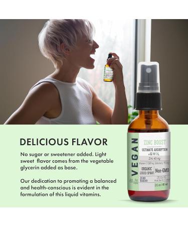 Iron Supplement - 18mg Bisglycinate Complex with Vitamin C & B12 for Energy & Immunity Boost and Organic ZINC Boost Mist 40mg (Extra Strength) - Sugar Free with VIT C and Elderberry Extract - Buy Online on GoSupps.com