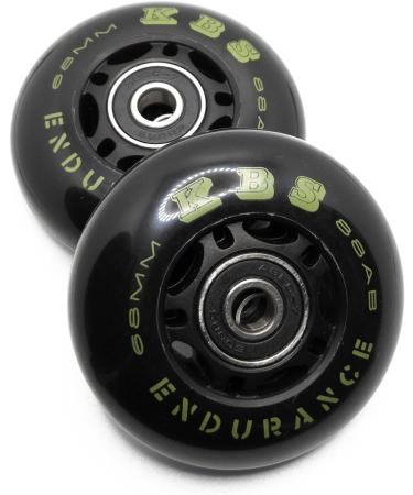 KBS Ripstik Wheels - Razor Ripsurf Caster Board Replacement, 2 Pack 68mm 90a with ABEC 7 Bearings - Buy Online on GoSupps.com