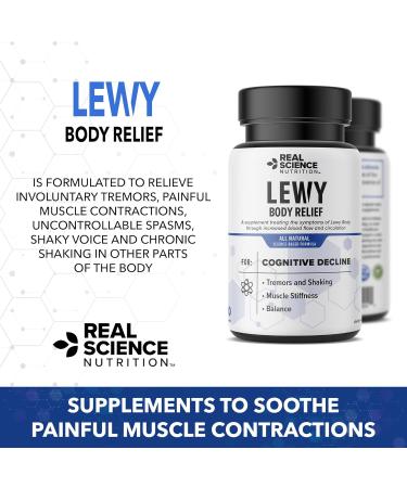Real Science Nutrition Offers Lew-X - A Nutritional Supplement Formulated for Lewy Body Relief to Support Memory & Clarity Cognitive Enhancement Relieve Tremors Shaking and Muscle Stiffness  - Buy Online on GoSupps.com