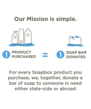 Soapbox Meyer Lemon & Tea Leaves Liquid Hand Soap - 12oz Pump Bottles (Pack of 3) | Gentle & Moisturizing Vegan Cruelty-Free Cleanser for Bathroom and Kitchen - Buy Online on GoSupps.com