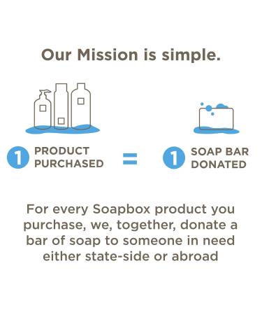 Soapbox Sea Minerals & Blue Iris Body Wash - Moisturizing Cleanser with Aloe Vera & Shea Butter | 16oz Bottles (Pack of 3) - Paraben, Gluten, Silicone Free, Cruelty Free & Vegan - Buy Online on GoSupps.com