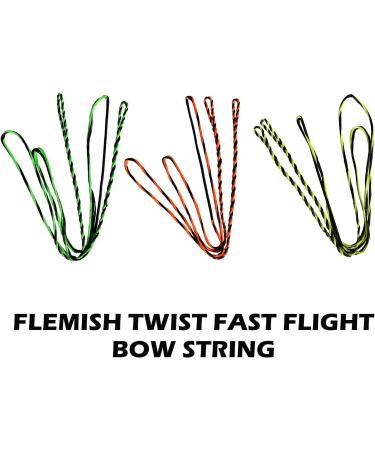 DEERACE D97 Handmade Flemish Twist Fast Flight Bow String - Orange | AMO 70 Bow Length - Buy Online on GoSupps.com