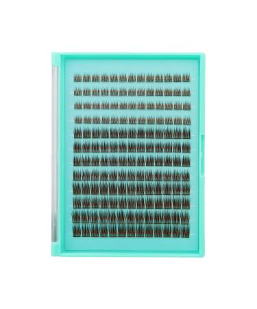 Bodermincer Dark Brown Lash Cluster B Curl 8-10-12mm Mixed Mixed Tray Volume Cluster Lashes (8-10-12mm Mixed)