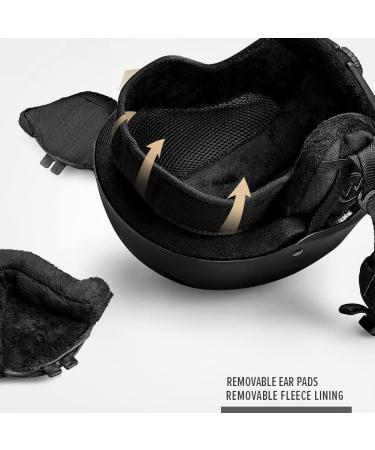 OutdoorMaster Kelvin Ski Helmet - Black Medium | Snowboard Helmet for Men, Women & Youth - Buy Online on GoSupps.com