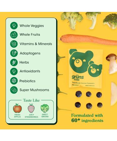 Gruns Complete Nutrition Variety Pack Bundle for Less! 28 Count Packs of Adult Super Green Vitamins Kids Superfood Greens Gummies and Nutrops Supplements. - Buy Online on GoSupps.com
