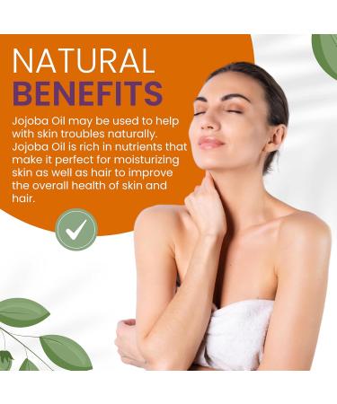 Dr Joe Lab Jojoba Oil Organic Cold Pressed for Hair Growth Skin Face Deep Moisturizing Anti-Aging Essential Oils - 32 Fl Oz 32 Fl Oz (Pack of 1) - Buy Online on GoSupps.com