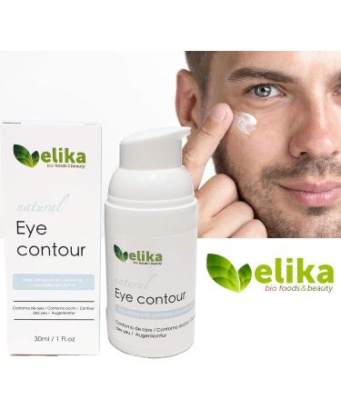  Elikafoods Carlotta Eye Contour - Hyaluronic Acid Caffeine Collagen and Elastin - Anti-Bag and Concealer - For Women and Men - Suitable for All Skin Types - 30ml - Buy Online on GoSupps.com