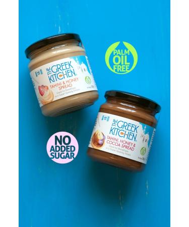 The Greek Kitchen Tahini Honey & Cocoa Spread - Protein Rich Palm Oil Free No Added Sugar 300g Chocolate - Buy Online on GoSupps.com