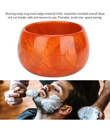 HURRISE Handmade Wooden Shaving Cream Bowl | Burr-Free Multi-Purpose Design | Large Capacity for Razors - Ideal for Men s Grooming - Buy Online on GoSupps.com