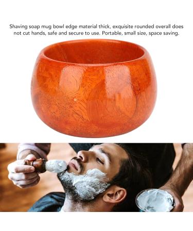Premium Wooden Shaving Soap Bowl for Men | Burr-Free Shaving Mug Ideal for Cream & Lather - Buy Online on GoSupps.com