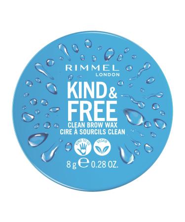 Rimmel London Kind & Free Clear Brow Wax Easy to Apply Long-Lasting Hold No Flaking No Residue Lifted Brows 0.28oz