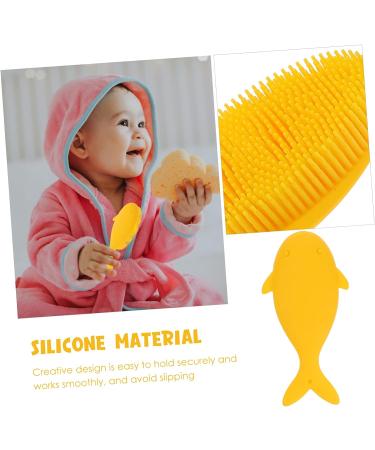 Healvian Silicone Shampoo Brush Set - Baby Scalp Massager and Shower Scrubber - 4pcs - Buy Online on GoSupps.com