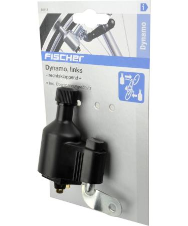 Fischer Unisex Overvoltage Security Left 6V 3W Dynamo - Black | International Shipping Available - Buy Online on GoSupps.com