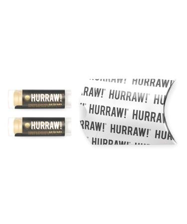 Hurraw! Sun Lip Balm SPF 15 Tangerine Chamomile 2 Pack - Organic, Vegan, Gluten Free, Non-GMO - Made in USA - Buy Online on GoSupps.com