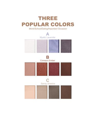 UOCK Highly Pigmented Matte & Pearlescent Four-Color Eyeshadow Palette - Long-Lasting Waterproof Makeup - Buy Online on GoSupps.com