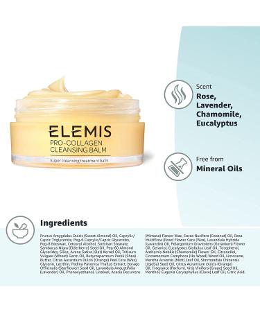ELEMIS Pro-Collagen Cleansing Balm 3.5 oz | Deep Cleansing & Nourishing Facial Mask - Buy Online on GoSupps.com