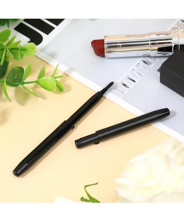 Retractable Lipstick Brush 2 Pack Professional Lip Brush for Lipstick Portable Lip Liner Brush Lip Mask Applicator Lip Balm Applicator Flat Lipstick Gloss Makeup Brush with Cap Makeup Tools for Women - Buy Online on GoSupps.com