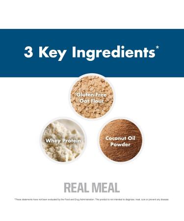 Real Meal by NutraOne - Perfect Meal Replacement Powder for Everyday Goals | Including Whey Protein Coconut Oil and Gluten-Free Oats* (Blueberry 2.6 lbs.) - Buy Online on GoSupps.com
