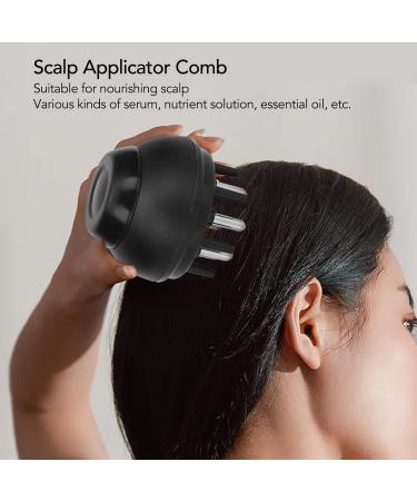 Anggrek Scalply Applicator Comb - Scalp Massager & Oil Treatment Bottle | Essential Hair Care Tool for Root Ridge Application - Buy Online on GoSupps.com