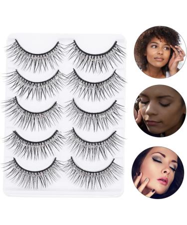 Beavorty 10 Pairs eyelashes natural eye lashes fluffy eyeslash long extension eyeslash halloween makeup supplies faux lashes christmas eye lashes fiber Glitter powder 3d slender - Buy Online on GoSupps.com