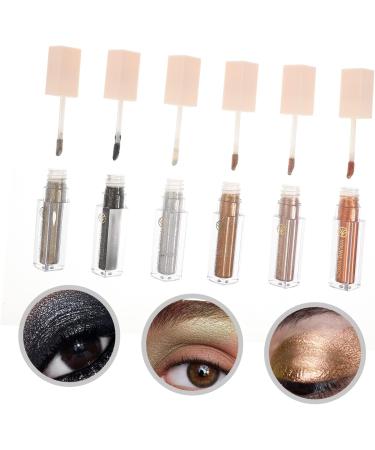 VINTORKY 6pcs Eye Shadow Set Sparkling Eyeshadow Glitter Eyeshadow Cosmetics Eyeshadow Tear Stick Highlighter 1 count (Pack of 1) As Shown - Buy Online on GoSupps.com
