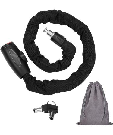 FUBOZONE Heavy Duty Bike Chain Lock with Disc Lock - Solid Manganese Steel, 38.64 Length x 9mm Dia, 2.97 lbs - Safe & Secure for Scooters, Motorcycles, and Bicycles - Buy Online on GoSupps.com
