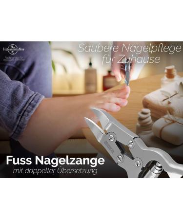 Buy Stainless Steel Foot Nail Pliers - Double Gear for Thick Toenails | International Shipping - Buy Online on GoSupps.com