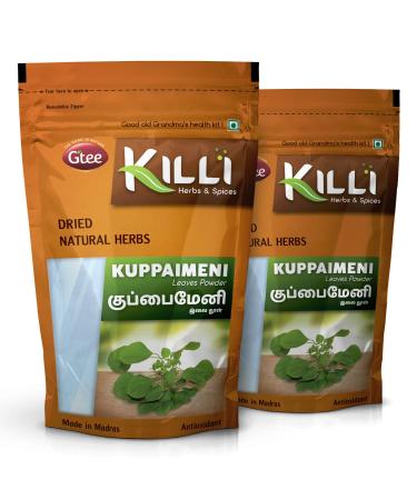 KILLI Kuppaimeni | Indian Acalypha | Indian Nettle Leaves Powder 100g (Pack of 2)