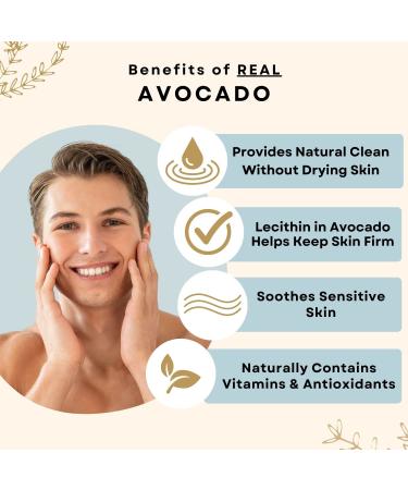 Way Natural Avocado Face Bar Soap with Goat Milk - Nourishing Exfoliating Wash Bars for Women and Men - Handmade Organic Soap, Cruelty-Free - 2 Pack (3 oz Bars) - Buy Online on GoSupps.com