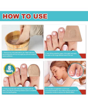 Fungal Nail Treatment Patches - Renewal Nighttime Anti Fungus Repair - Restores Healthy Nails - 16pcs - Buy Online on GoSupps.com