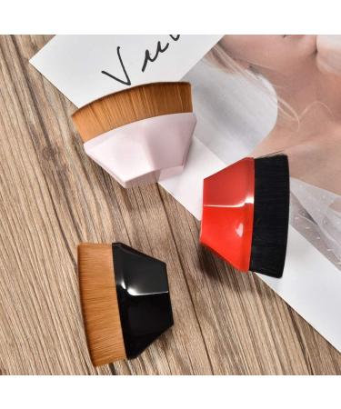 Petal-Shaped Makeup Brush Foundation Brush Foundation Makeup Brush Suitable for Mixed Liquid Cream or Flawless Powder Cosmetics Multifunctional Makeup Brush (black) - Buy Online on GoSupps.com