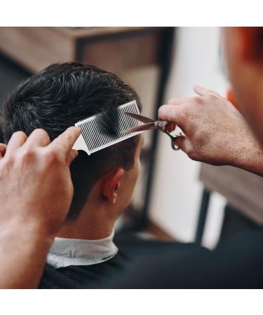 KERANEET Silicone Haircut Band with Barber Comb Professional Hair Cutting Adjustable Hair Cutting Silicone Haircut Band Instructions Barber Comb for Men (Black) - Buy Online on GoSupps.com