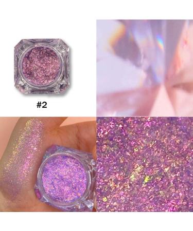 Powder Eyeshadow Sparkling Pearly Diamonds Luster Eye Shadow Long-Lasting Easy to Apply Shimmer Eyeshadows for Beginner 2 - Buy Online on GoSupps.com