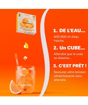 waterdrop Microdrink Coffret Boissons Gazeuses - Cola Orange & Citron Vert 36 boissons en cubes effervescentes en 3 saveurs Enrichi en Vitamines Boisson sans sucre Eau aromatis e en pastille Coffret Soda - Buy Online on GoSupps.com