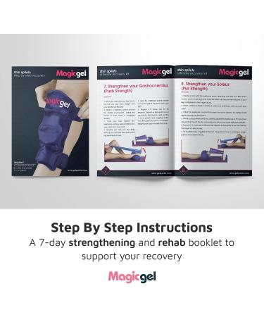 Shin Splint Relief Combo: Cryoball & Stretch Bands | Hot & Cold Therapy for Leg Pain | Magic Gel - Buy Online on GoSupps.com