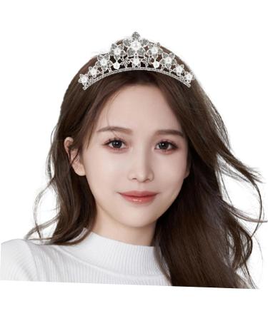 Ipetboom Pearl Hair Bands for Womens Hair Bridesmaid Hair Tie Crystal Hair Accessories Hair Combs for Women Rhinestone Jewelry Wedding Hair Clip Kids Tiara Headband Crown Women's - Buy Online on GoSupps.com