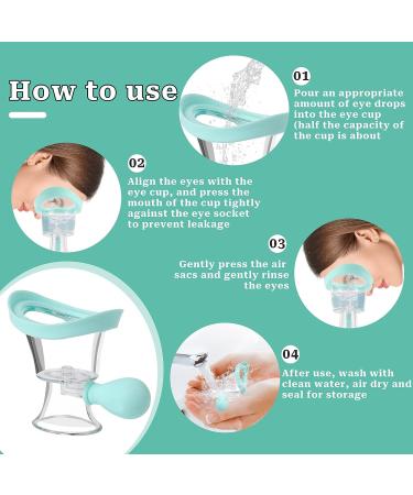 Sliverdew Silicon Eye Wash Cup - Portable Eye Cleaning Kit for Tired Eyes & Irritants - Buy Online on GoSupps.com