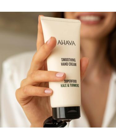 AHAVA Kale Turmeric & Dead Sea Minerals Anti Aging Hand Cream - Vegan, 3.4 fl. oz - Buy Online on GoSupps.com