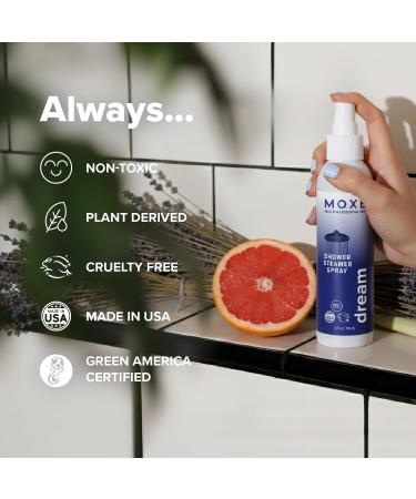 MOXE Aromatherapy Shower Mist Variety Pack Eucalyptus Lavender Breathe and Dream Spa Steam Spray Natural 100% Essential Oils Made in USA Aromatherapy Sinus Congestion Relief 4 Pack (8oz) Variety Pack 2 Fl Oz (Pack  - Buy Online on GoSupps.com